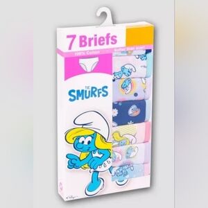 The Smurfs Girls' 7 Briefs Set